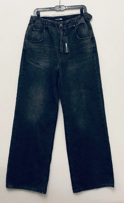 Relaxed-Fit Men's JeansJeans Straight By Fashion Nova In Black Denim, Size: 10