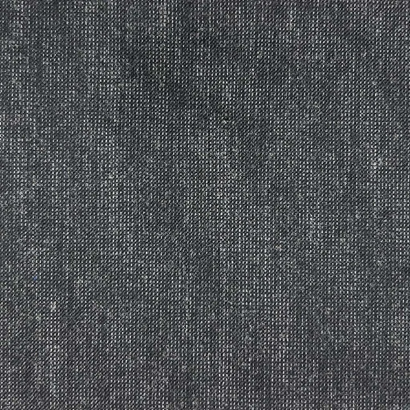 Charcoal Grey Nailhead Flannel With Comfort Stretch