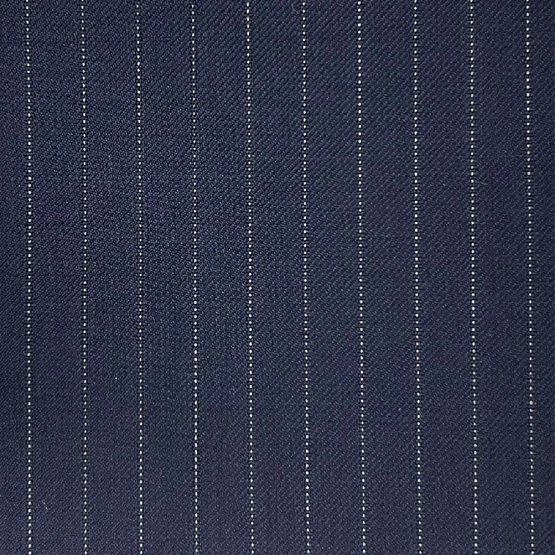 Midnight Blue Pinstripes