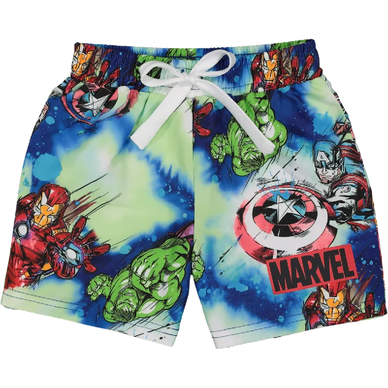 Men's Jeans with Fashionable RipsMarvel Shorts