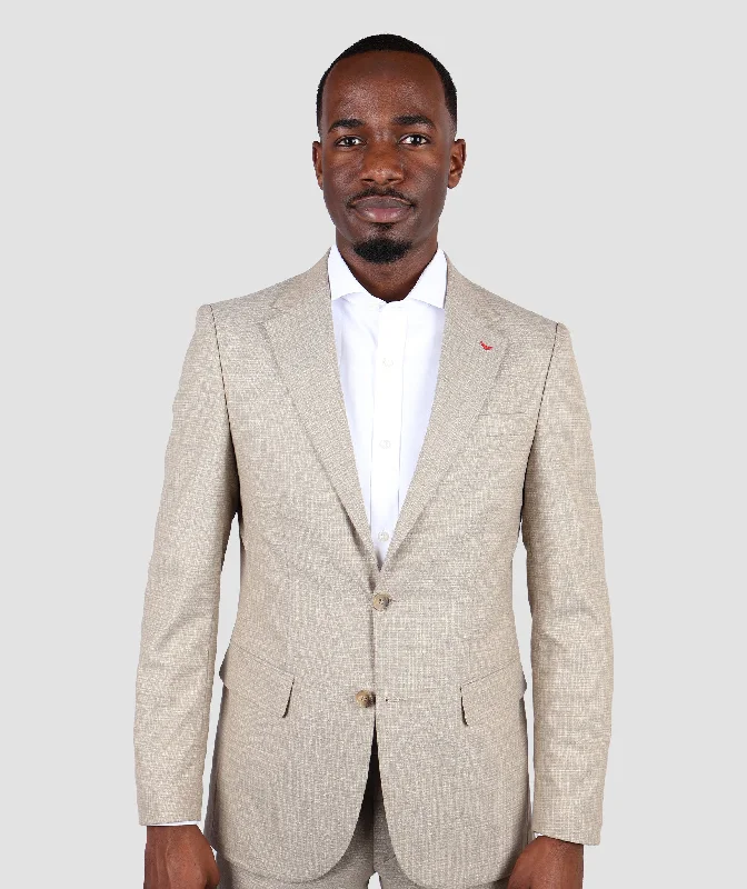 DS Damat Slim Fit Beige Suit