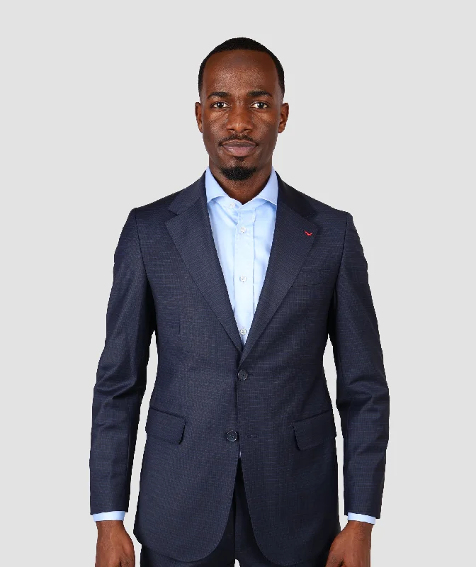 DS Damat Blue Regular Fit Suit