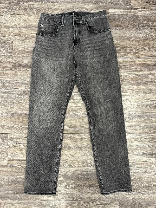 Premium Quality Men's Jeans for Every OccasionJeans Designer By 7 For All Mankind In Grey Denim, Size: 14