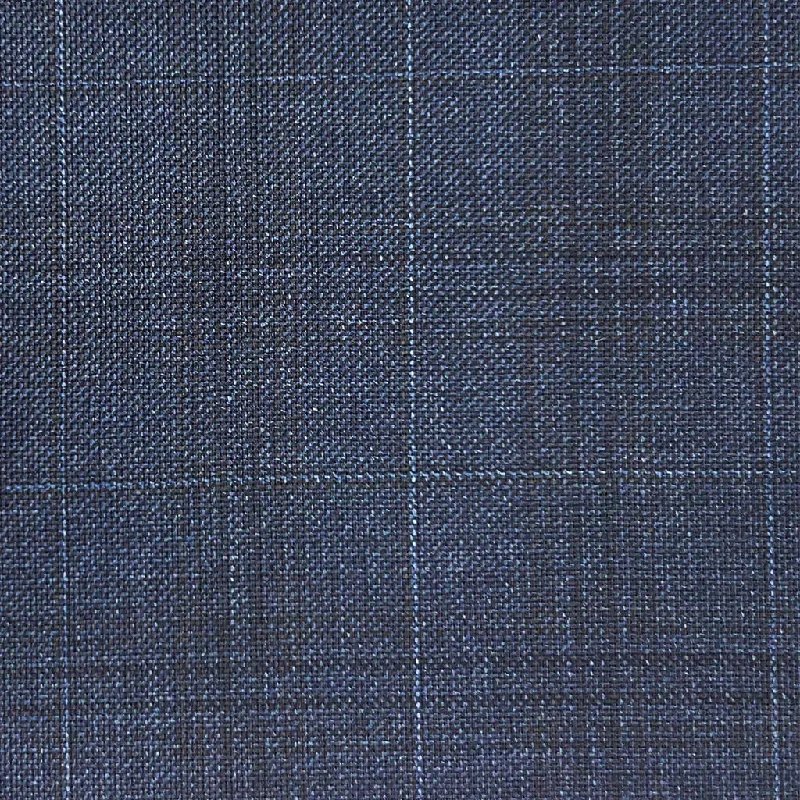 Navy Windowpane