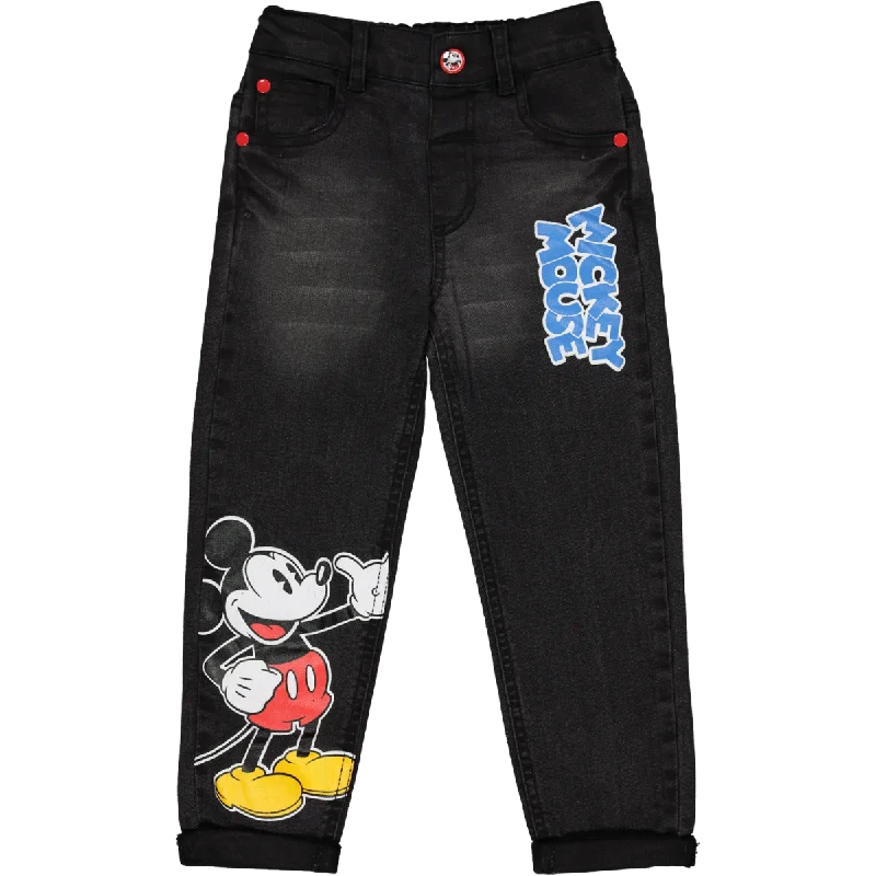 Men's Jeans with RipsMickey Mouse Jeans