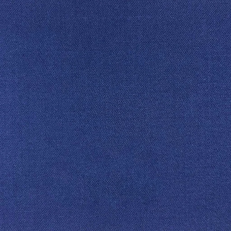 Navy Plain Weave Flannel With Comfort Stretch