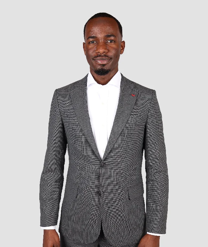 DS Damat Grey Slim Fit Suit