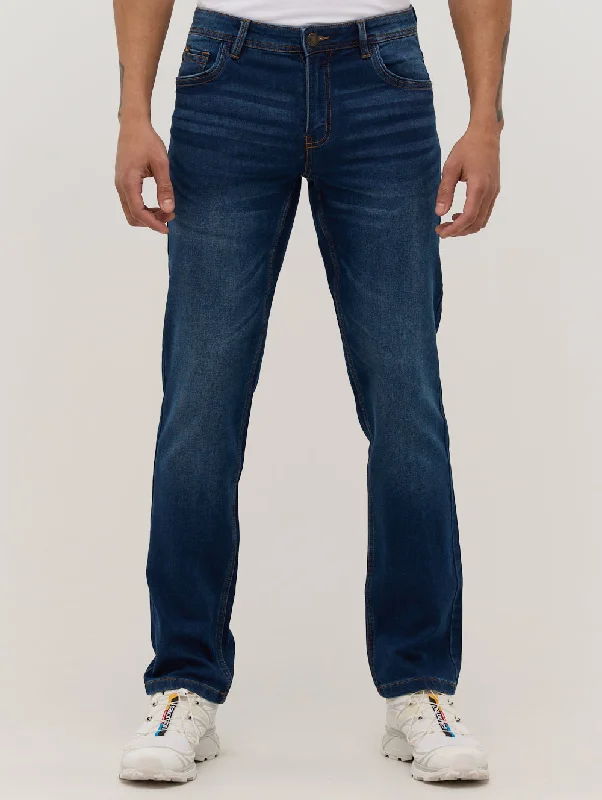 Classic Blue Men's JeansSandler Eco-Friendly Straight Leg Jeans