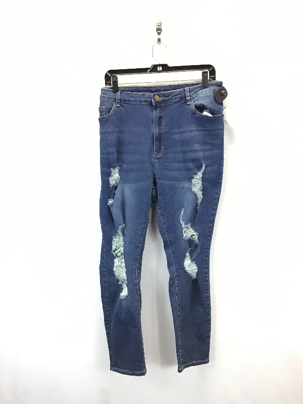 Authentic Men's Denim JeansJeans Skinny By Shein In Blue Denim, Size: 2x