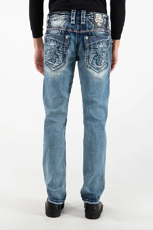 Classic Men's Jeans StyleENZO ALT STRAIGHT JEANS