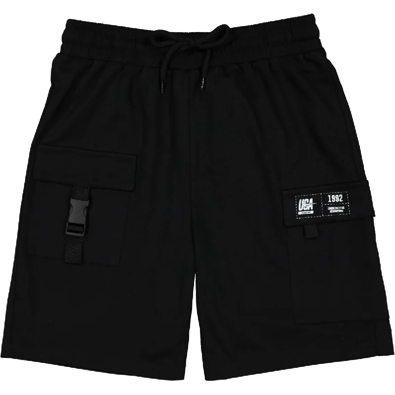 High-Waisted Men's JeansKnit Shorts