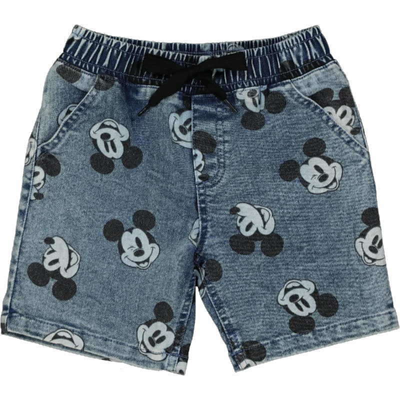 Stylish Men's JeansMickey Mouse Denim Jeans