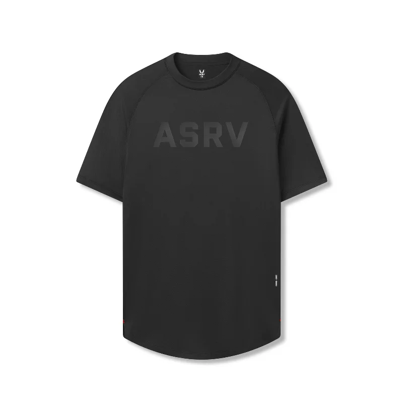 Men's Tailored Shirts for a Professional Appearance0660. AeroSilver® Established Tee - Black "ASRV"