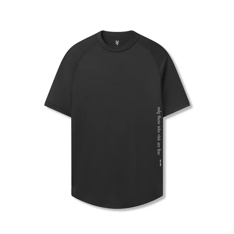 Men's Dressy Shirts for Formal Events0660. AeroSilver® Established Tee - Black "OTWR"