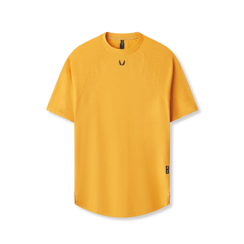 Breathable Men's Mesh Tops0948. Laser-Vent™ Established Tee - Amber