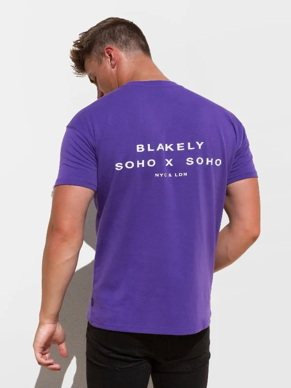 Men's Shirts with Hidden PocketsSoho Relaxed T-Shirt - Purple