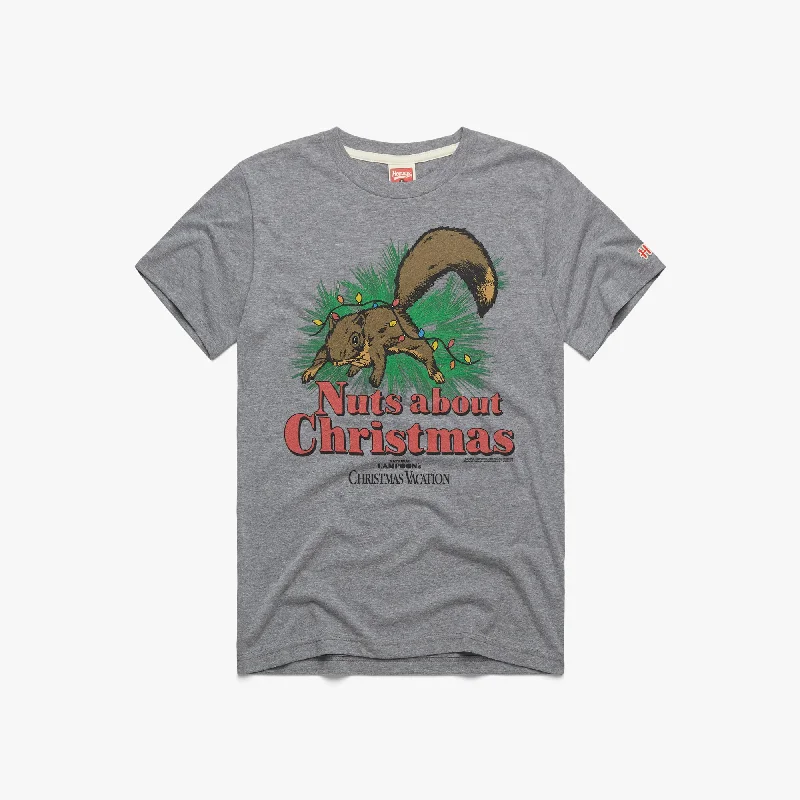 Comfortable Men's Polo ShirtsChristmas Vacation Nuts About Christmas