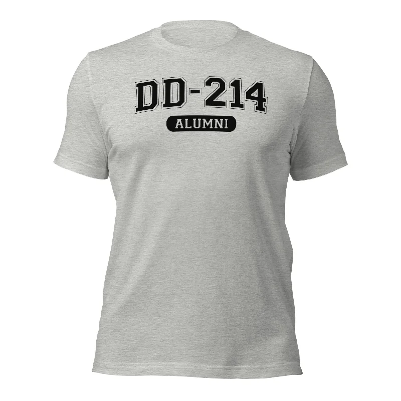 Men's Shirts with Pleated HemlinesDD-214 Alumni T-Shirt