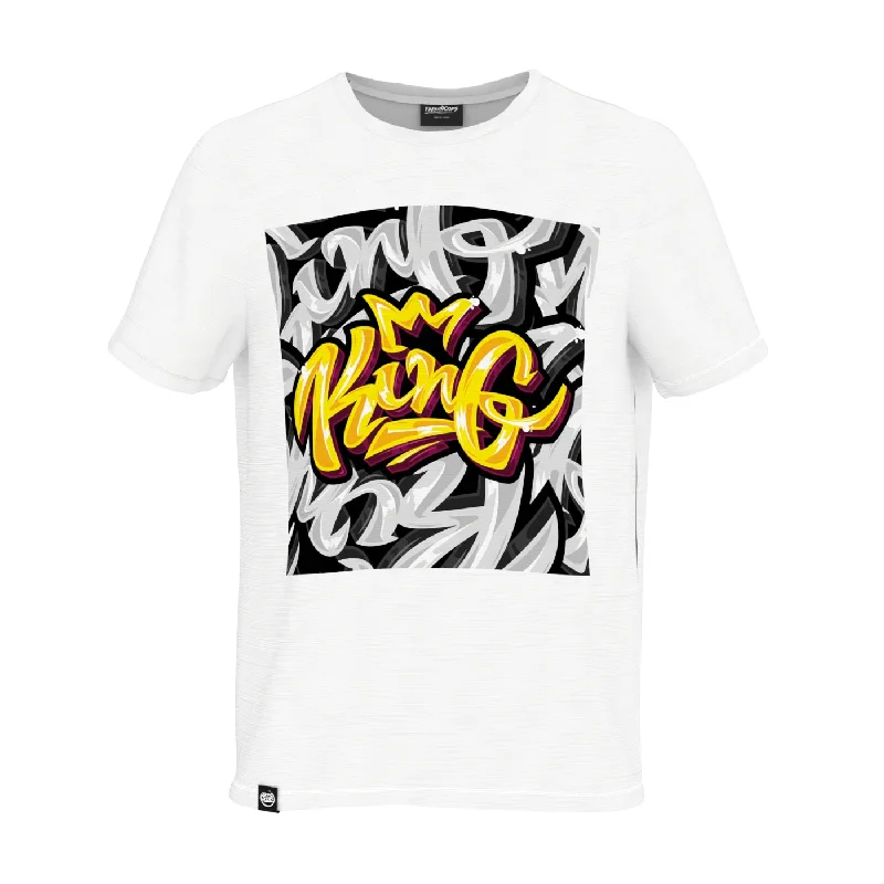 Men's Shirts with Short PlacketsGraffity King T-Shirt