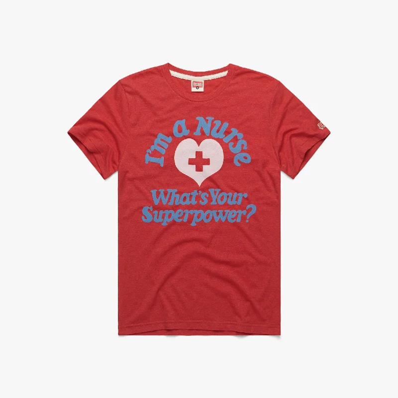 Men's Shirts with Drawstring WaistbandsI'm A Nurse What's Your Superpower?