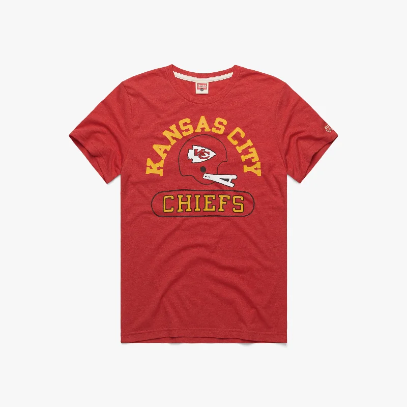 Men's Shirts with Elastic WaistbandsKansas City Chiefs Throwback Helmet