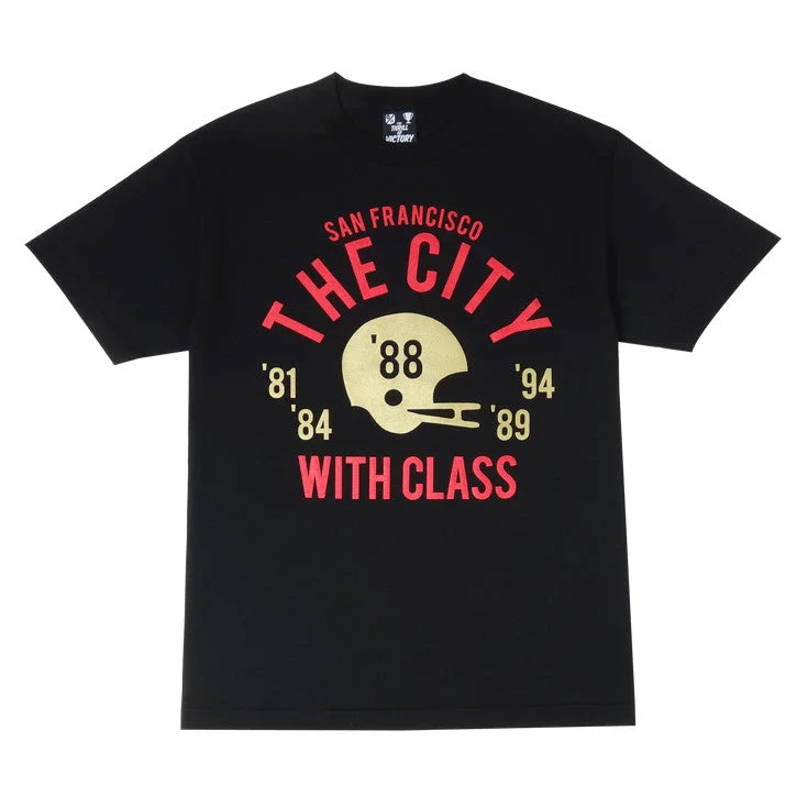 Men's Shirts with Spread CollarsMens Thrill Of Victory Class City T-Shirt Black