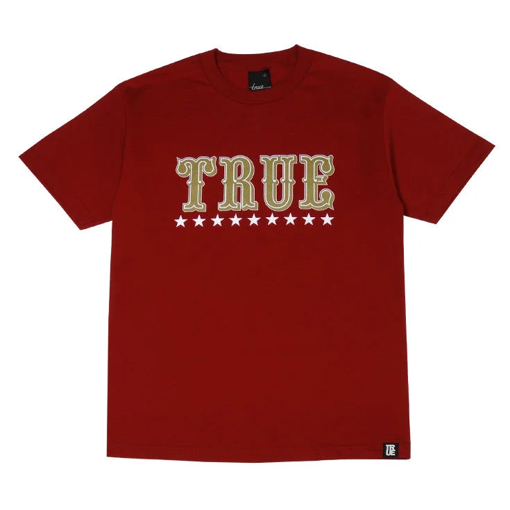 Men's Shirts with Custom MonogramsMens True Gold Rush T-Shirt Red