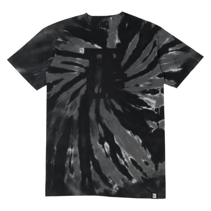 Men's Shirts with Appliqué DetailsMens Logo Tye-Dye T-Shirt Black