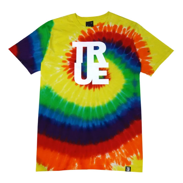 Men's Shirts with Geometric PatternsMens Logo Tye-Dye T-Shirt Multi