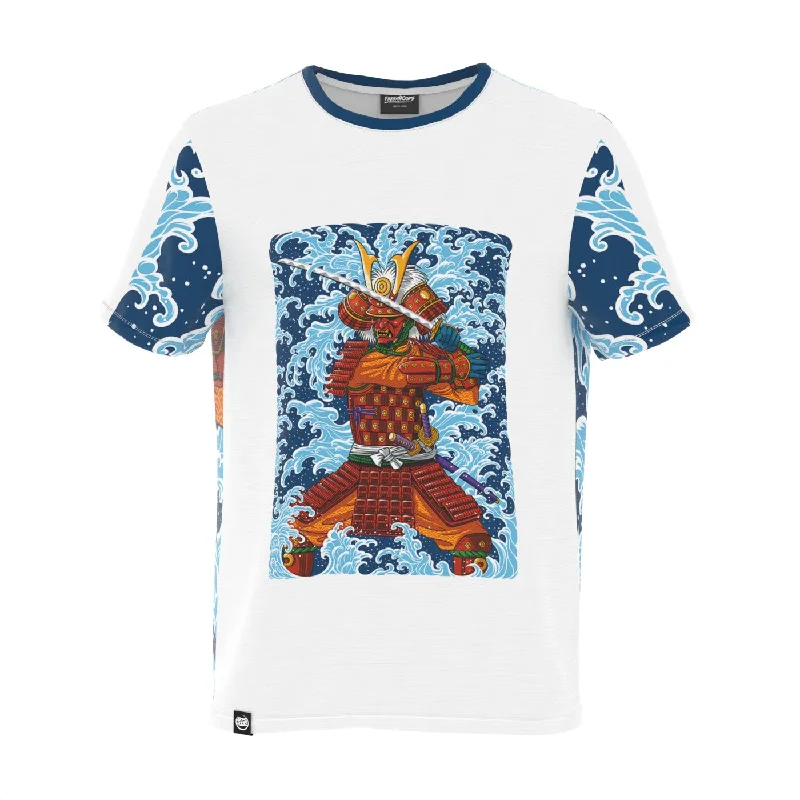 Men's Shirts with Tab CollarsSamurai Wave T-Shirt