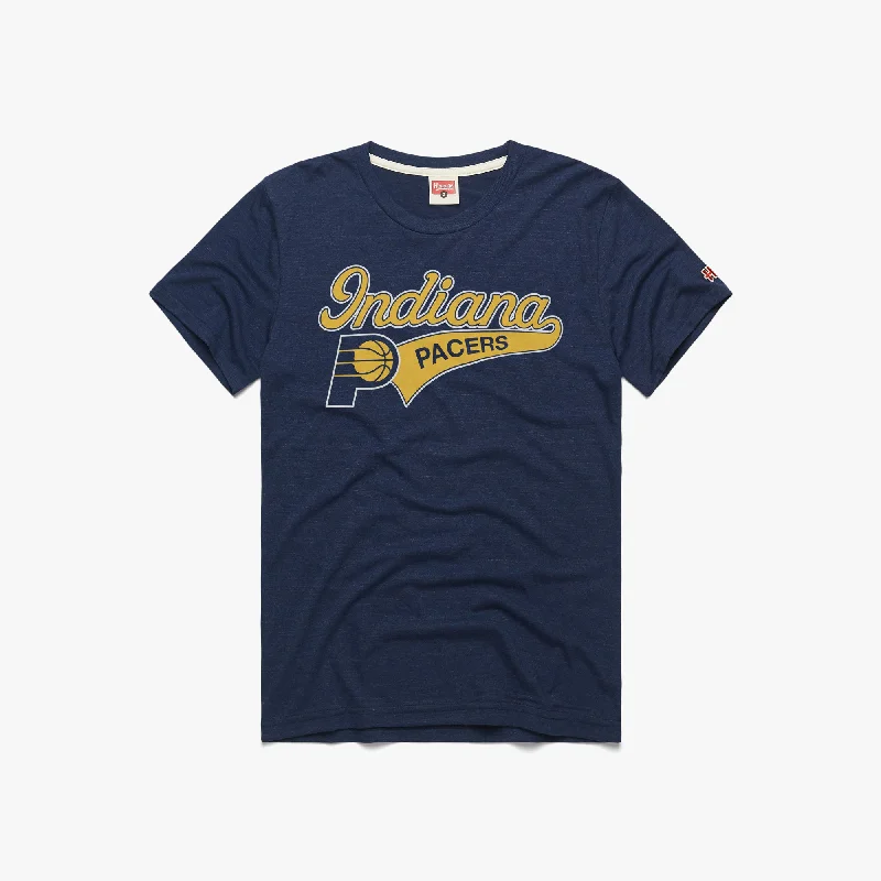 Men's Shirts with Graphic PrintsScript Indiana Pacers