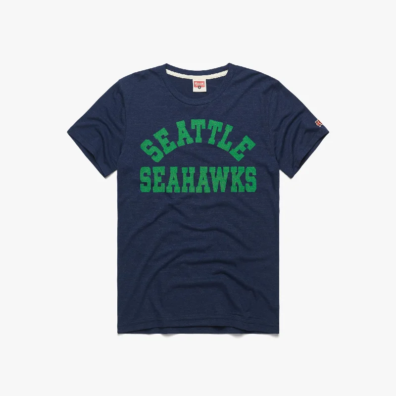 Men's Shirts with Appliquéd SleevesSeattle Seahawks Classic