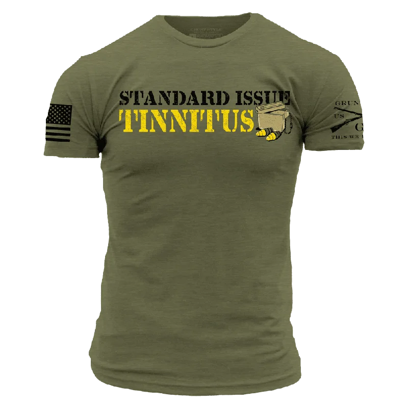 Men's Shirts with Abstract DesignsTinnitus T-Shirt - Military Green