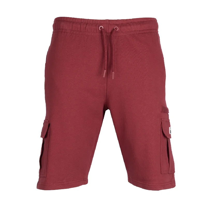 Men's Pants with Appliqué DetailsFrench Terry Cargo Shorts - Mens