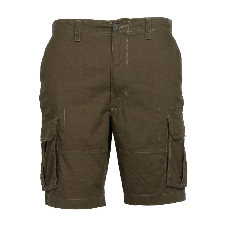 Men's Pants with SuspendersWoven Twill Ripstop Short - Mens