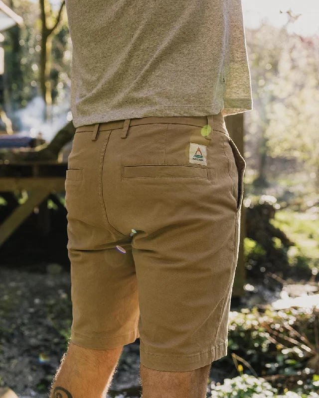 Men's Pants with Side Pockets365 Organic Cotton Short - Chinchilla Brown