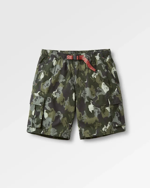 Men's Pants with Stretchable Fabric for FlexibilityAdventurer Cargo Short - Sycamore Khaki Green Camo