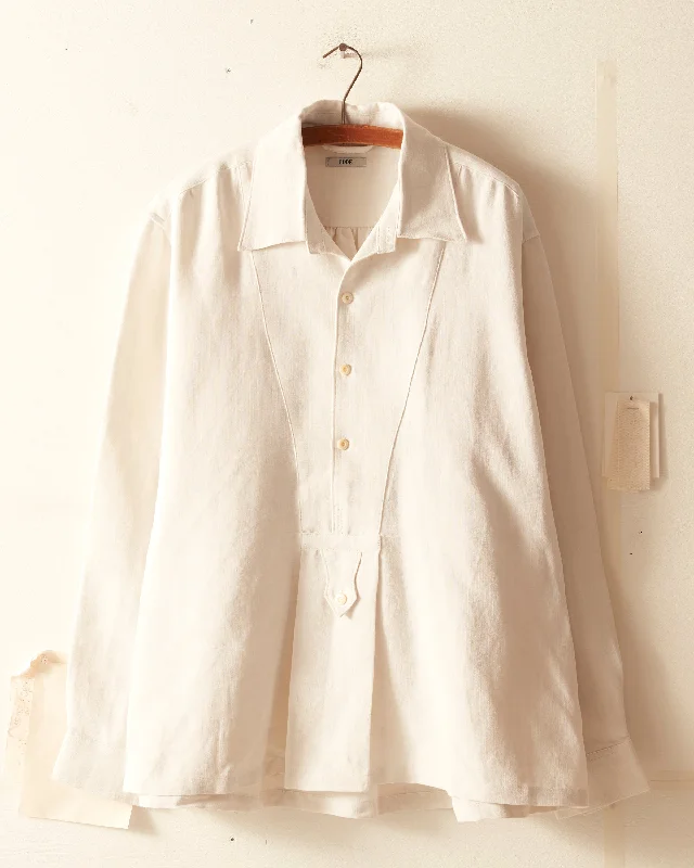 Men's Solid-Color Button-Down Shirts for VersatilityAntique Linen Manchester Shirt