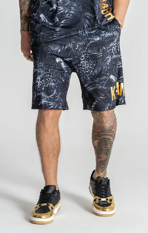 Comfortable Men's JoggersBlack Resort Shorts