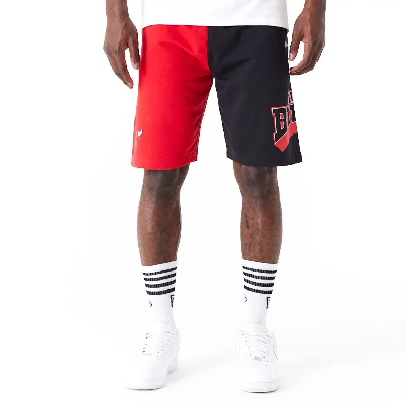 Men's Pants with Wrinkle-Resistant FabricChicago Bulls NBA Graphic Red Shorts