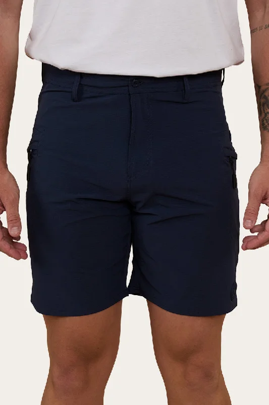 Men's Pants with Functional PocketsHillston Mens Hybrid Short - Navy