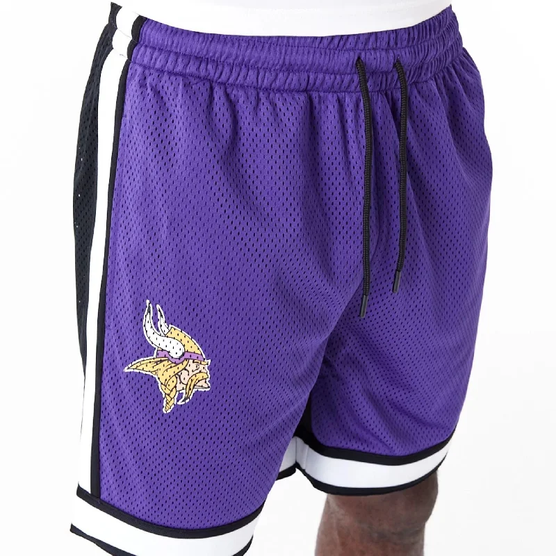 Men's Relaxed-Fit Pants for ComfortMinnesota Vikings NFL Colour Block Purple Shorts