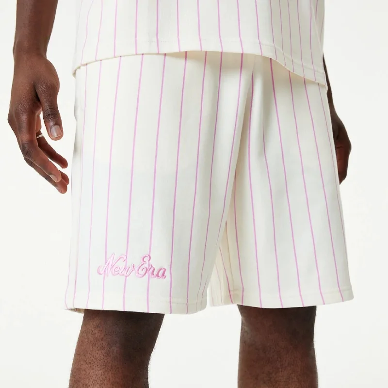 Warm Men's Fleece-Lined PantsNew Era Pink Pinstripe White Shorts