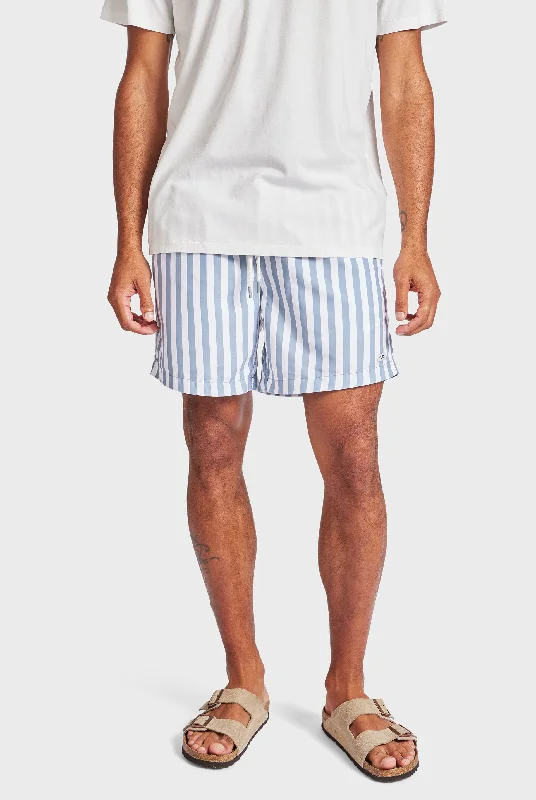 Breathable Men's Athletic ShortsTeamster Stripe Boardy