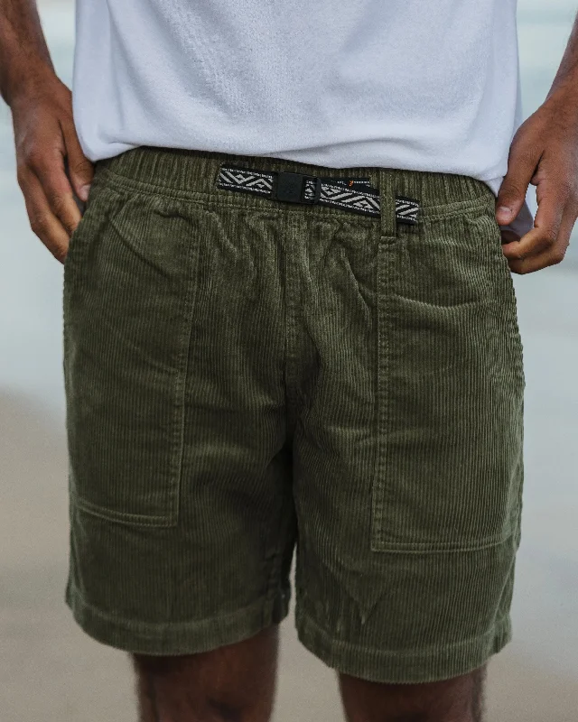 Men's Running Pants for ExerciseTopanga Cord Short - Khaki Green