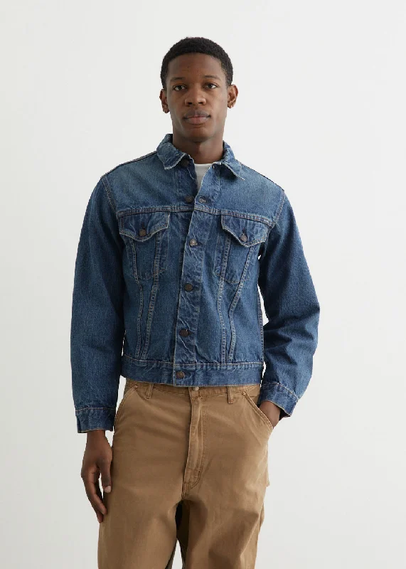 Men's Coats with Quick-Dry FabricType 3 1960's Denim Jacket