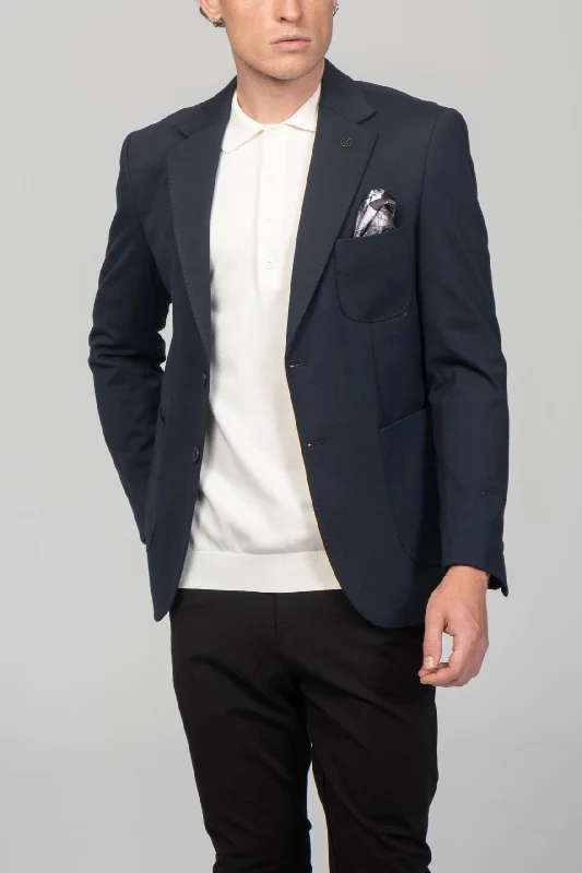 Trendy Men's Anorak JacketsClassic Fit Jetsetter Blazer - Navy