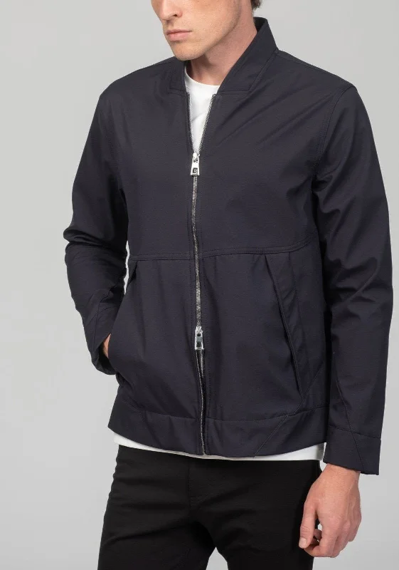 Men's Coats with Convertible CollarsHigh Performance Breathable Jacket - Navy