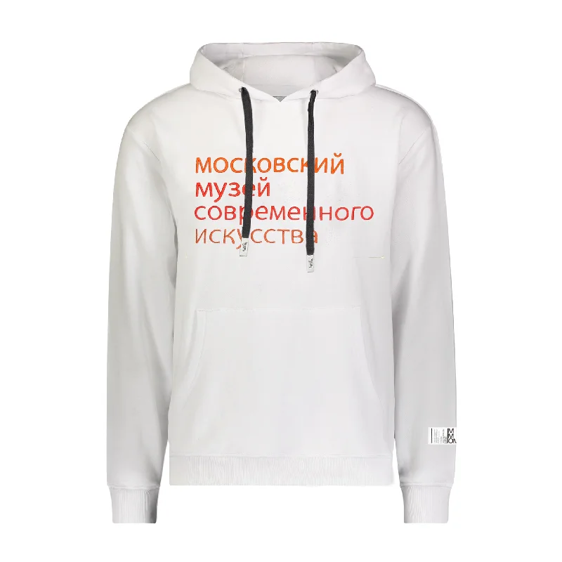 Men's Hoodies for Active LifestylesRED LIGHT HOODIE OFF WHITE