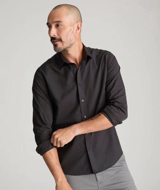 Men's Slim-Fit Shirts for a Flattering ShapeWrinkle-Free Black Stone Shirt